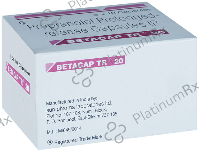 Betacap TR 20mg Capsule PR 10s