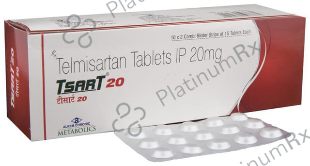 Tsart 20mg Tablet 15s