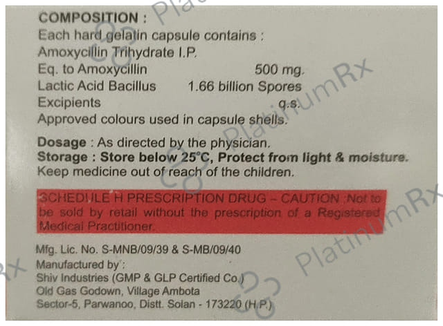 Amphy 500mg/1.66B Capsule 10s