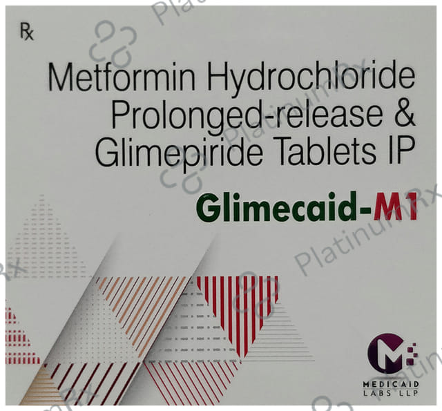 Glimecaid-M 1 Tablet PR