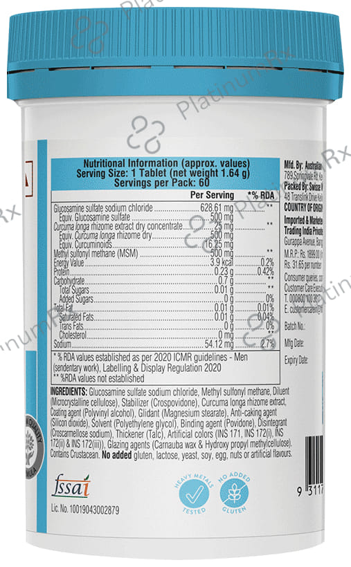 Swisse Ultiboost Glucosamine Sulfate+ Tablet
