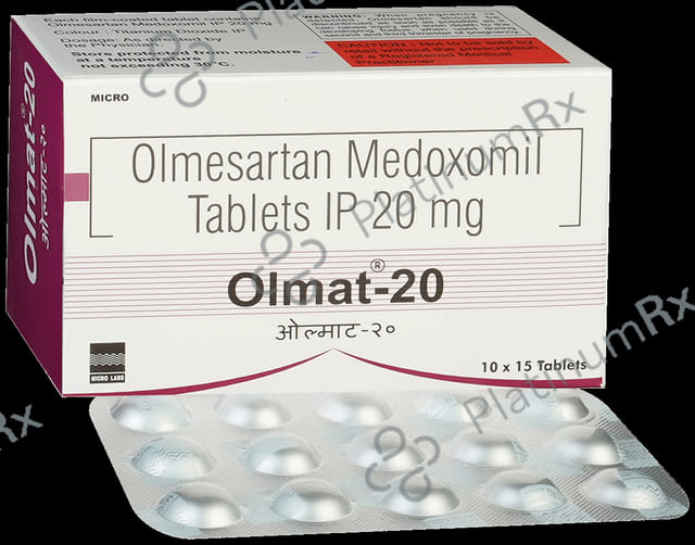 Olmat 20mg Tablet 15s