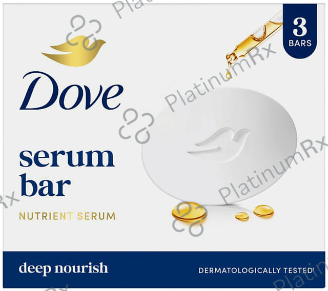 Dove Cream Beauty Bathing Bar for Soft, Smooth & Moisturised Skin (125gm Each)