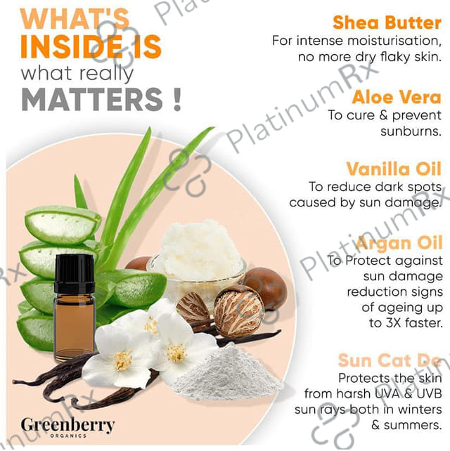 Greenberry Organics Sunscreen Spray SPF 40+ Lotion 120ml