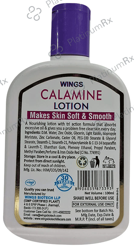 Wings Calamine Lotion (100gm Each)