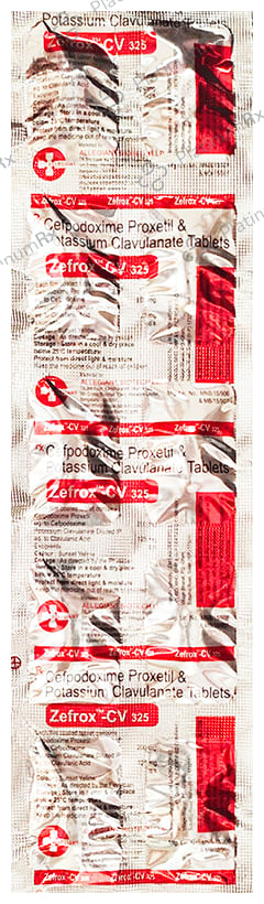 Zefrox-CV 325 Tablet