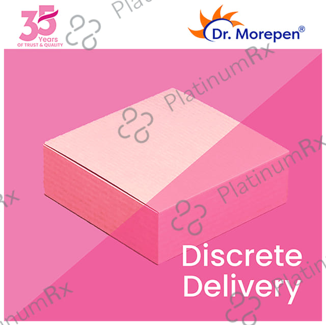 Dr. Morepen Exygra Dotteds with Extra Lubricated Silicon Oil Bubblegum Condom 10s