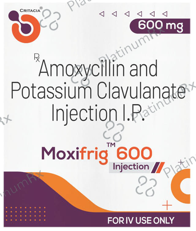 Moxifrig 600mg Injection 1s