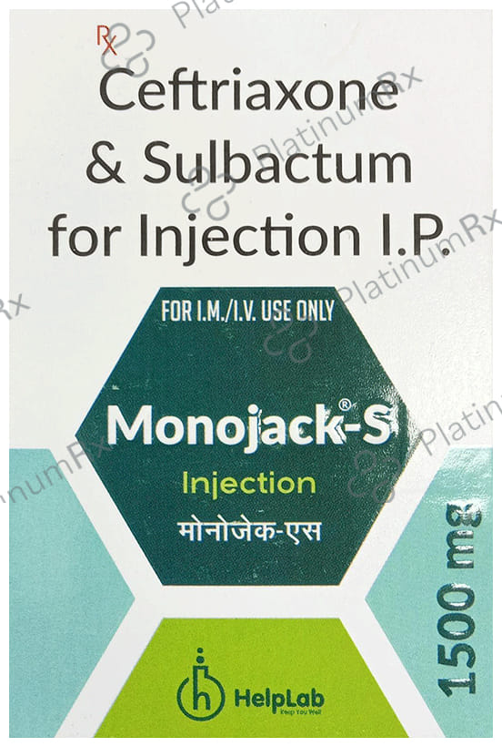 Monojack S 1000mg/500mg Injection