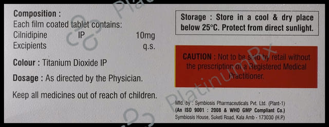 Cilnirem 10 Tablet