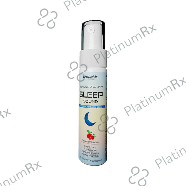 Walpar Sleep Sound Melatonin Oral Spray Cranberry