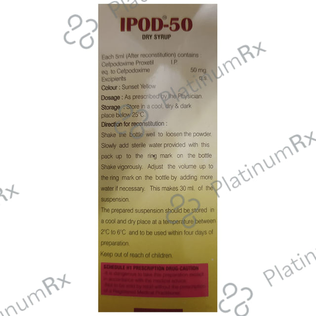 Ipod 50 Dry Syrup Delicious Pineapple