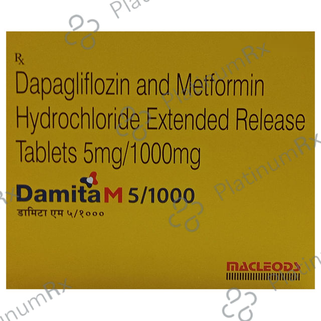 Damita M 5/1000 Tablet ER 10 Tablet ER