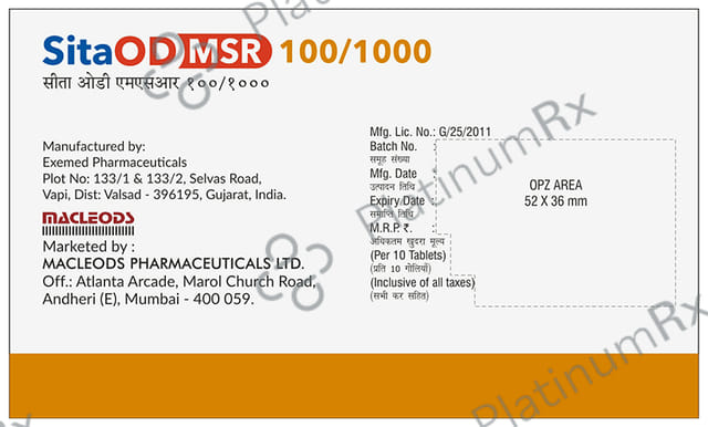SitaOD MSR 100/1000 Tablet