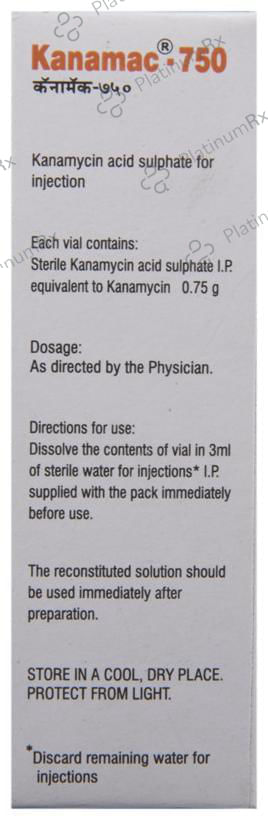 Kanamac 750 Injection