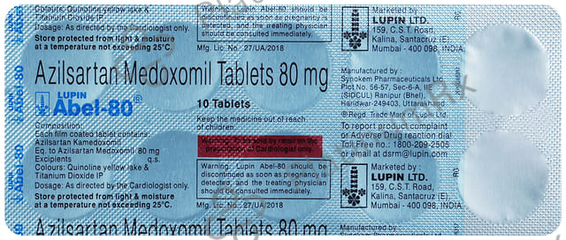 Abel 80mg Tablet 10s