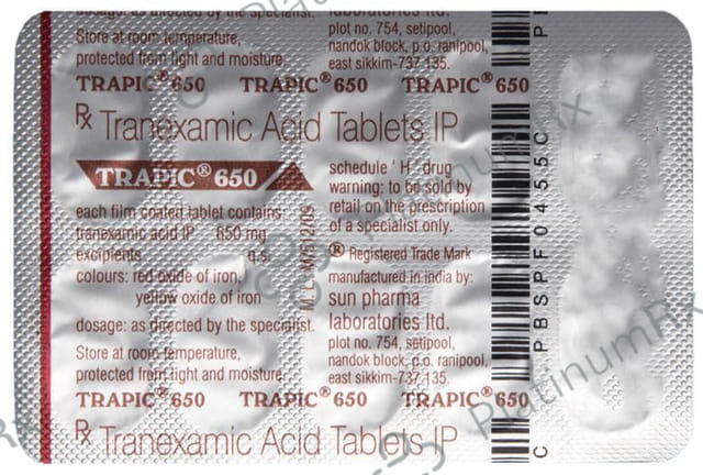 Trapic 650mg Tablet 10s