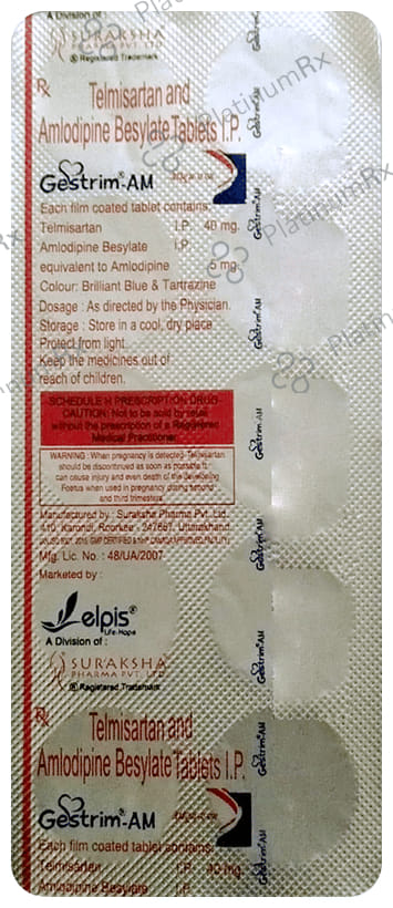 Gestrim AM 40/5mg Tablet 10