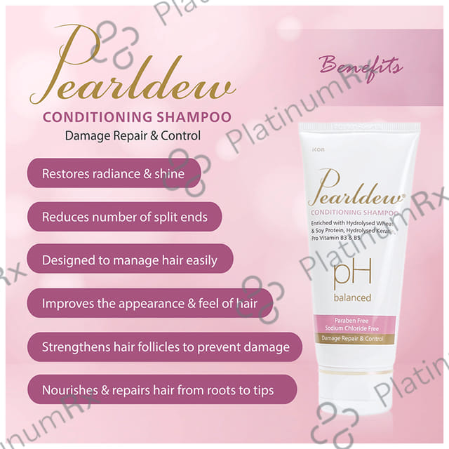 Pearldew Conditioning Shampoo (100ml Each) 3 Tubes