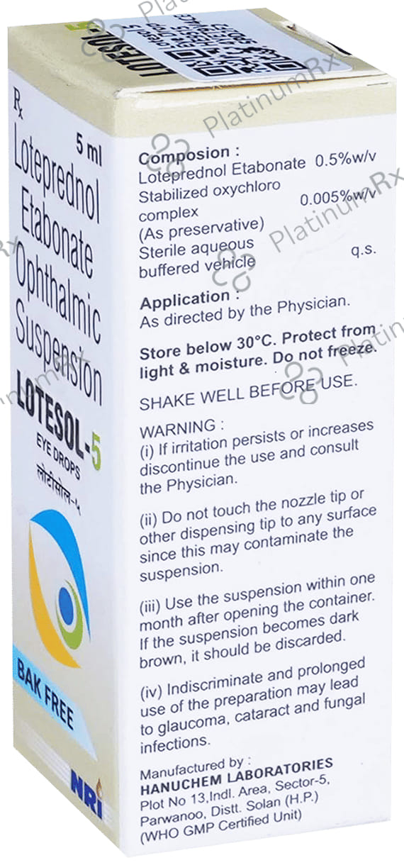 Lotesol 5 Eye Drop
