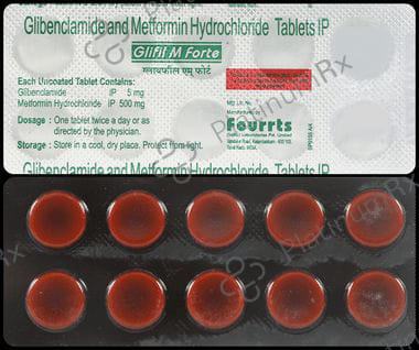 Glifil M Forte 5/500mg Tablet 10s