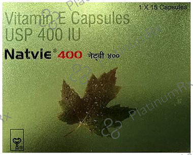 Natvie 400IU Capsule 15s