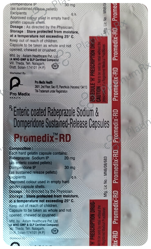 Promedix RD 30/20mg Capsule SR 10s