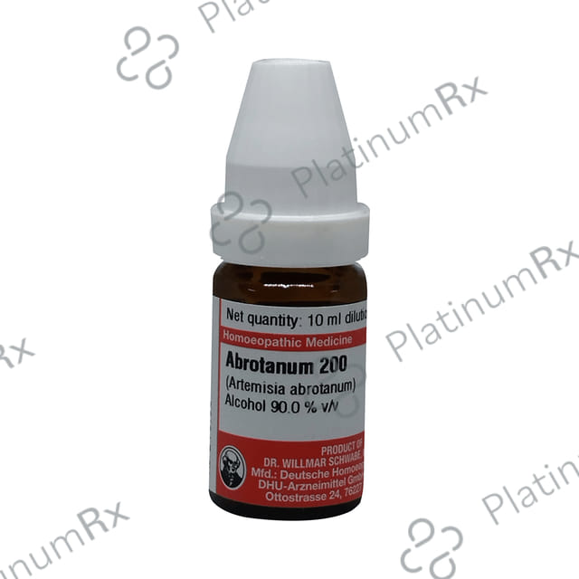Dr Willmar Schwabe Germany Abrotanum Dilution 200