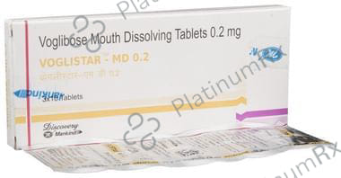 Voglistar MD 0.2mg Tablet 10s