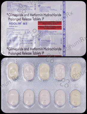 Adglim M 3/500mg Tablet PR 10s