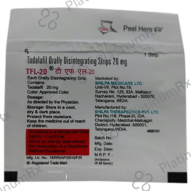 Tfl 20 Orally Disintegrating Strip
