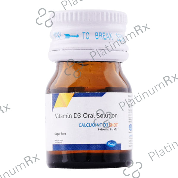 Calcijoint D3 Shot Sugar Free Solution 5ml