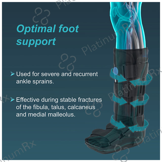 Tynor D-51 Walking Boot Air Medium Black
