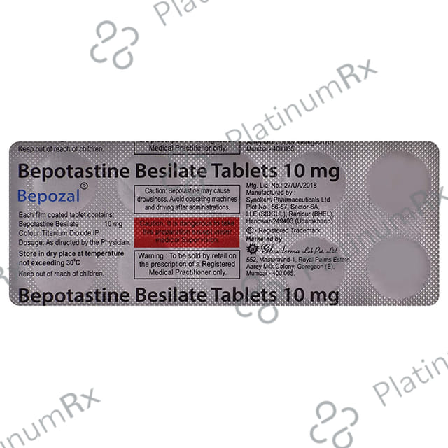 Bepozal 10mg Tablet 10s