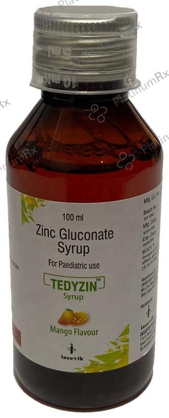 Tedyzin 20mg Mango Flavour Syrup 100ml