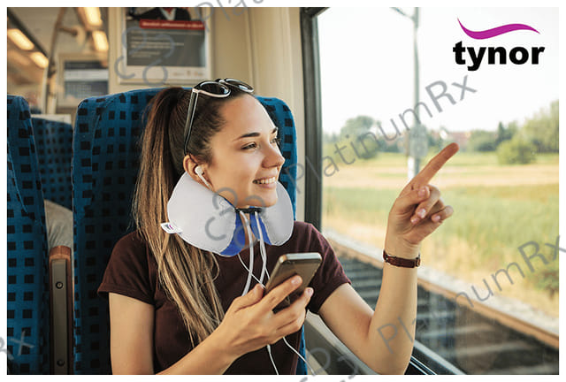 Tynor Travel Pillow Universal Grey