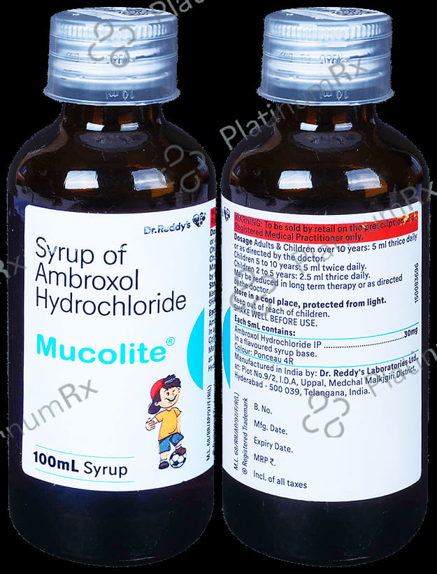 Mucolite 30mg Syrup 100ml