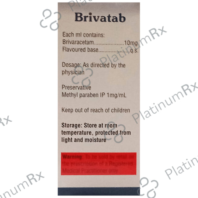 Brivatab 10mg Oral Solution 100ml