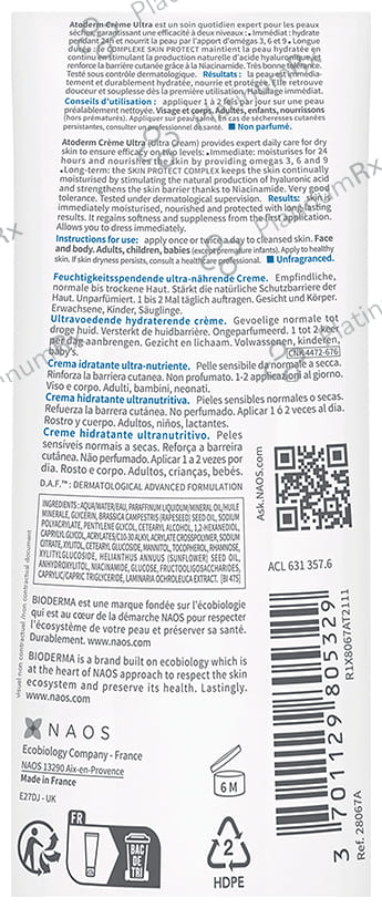 Bioderma Atoderm Ultra Nourishing Cream 200gm