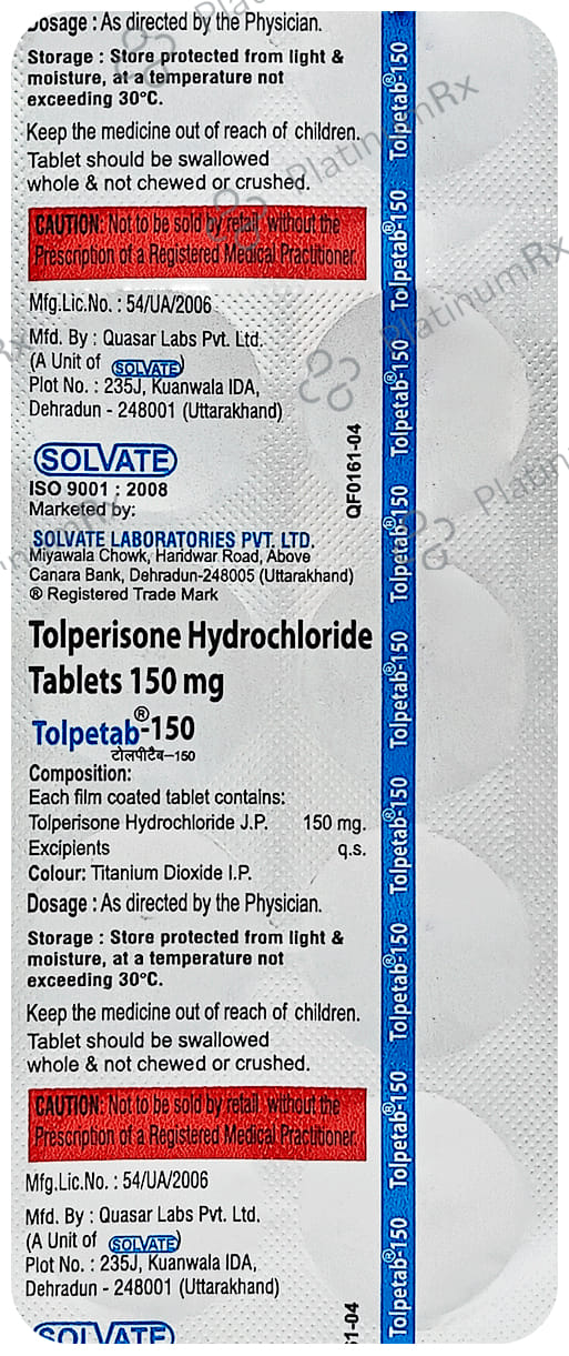 Tolpetab 150mg Tablet