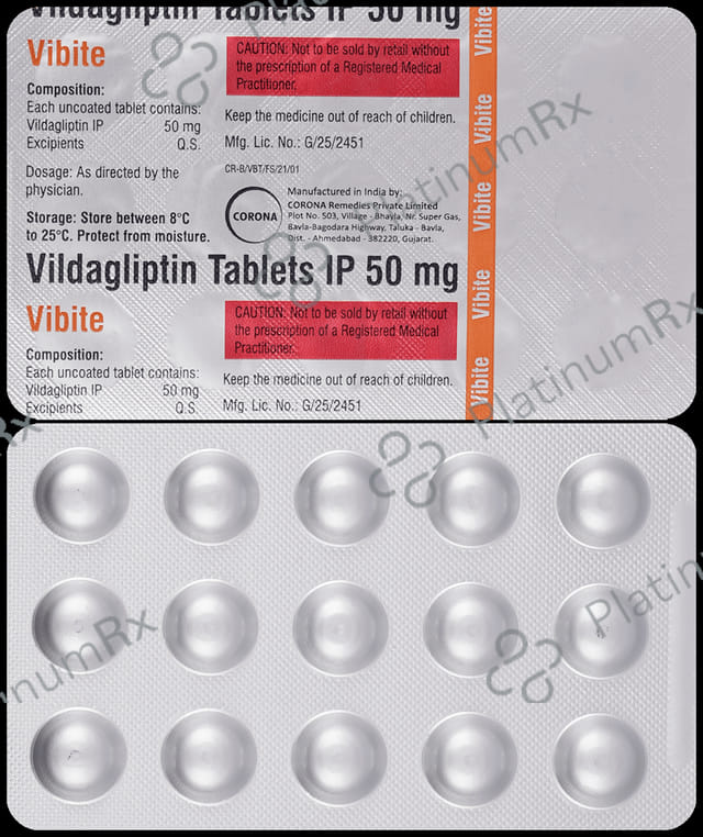 Vibite 50mg Tablet 15s
