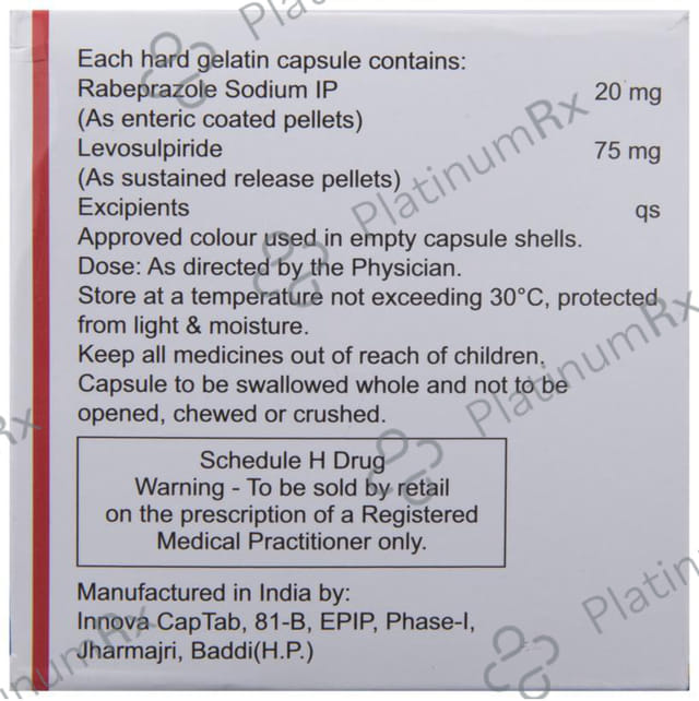 Rabeloc Plus 75/20mg Capsule SR 10s