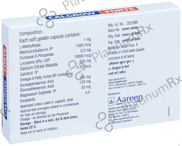 Calgrow Forte Capsule 10s