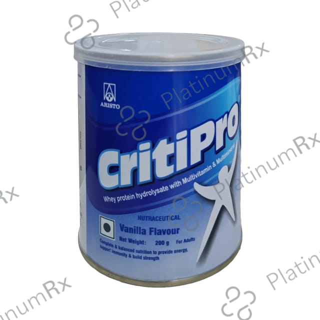 Critipro Vanilla Powder 200gm
