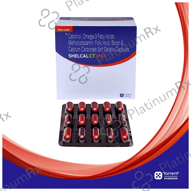 Shelcal CT Max Soft atin Capsule 15s