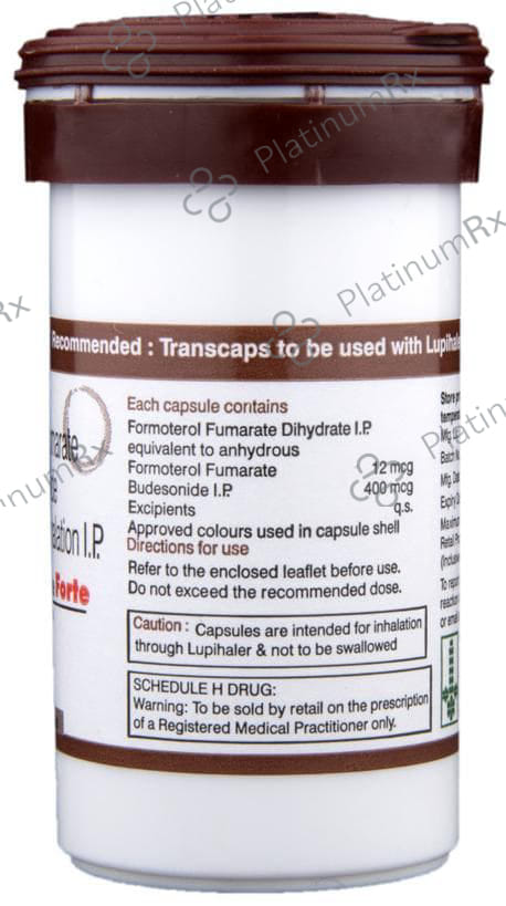 Budamate Forte 400/12mcg Transcaps 30s