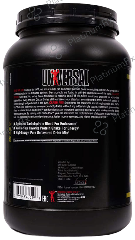 Universal Nutrition Carbo Pro Powder Unflavored