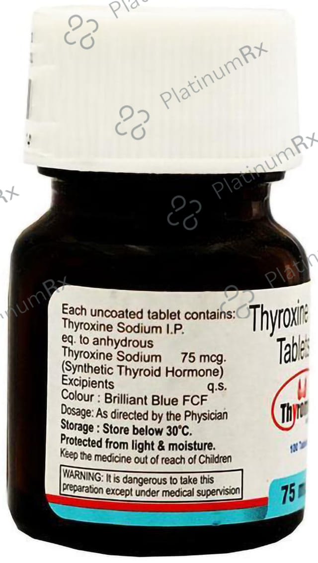 Thyromed 75mcg Tablet