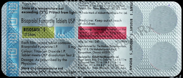 Bisosafe 5mg Tablet 10s