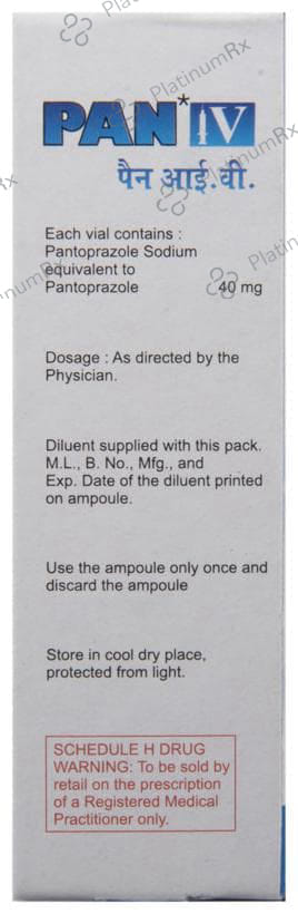 Pan 40mg Injection 1s